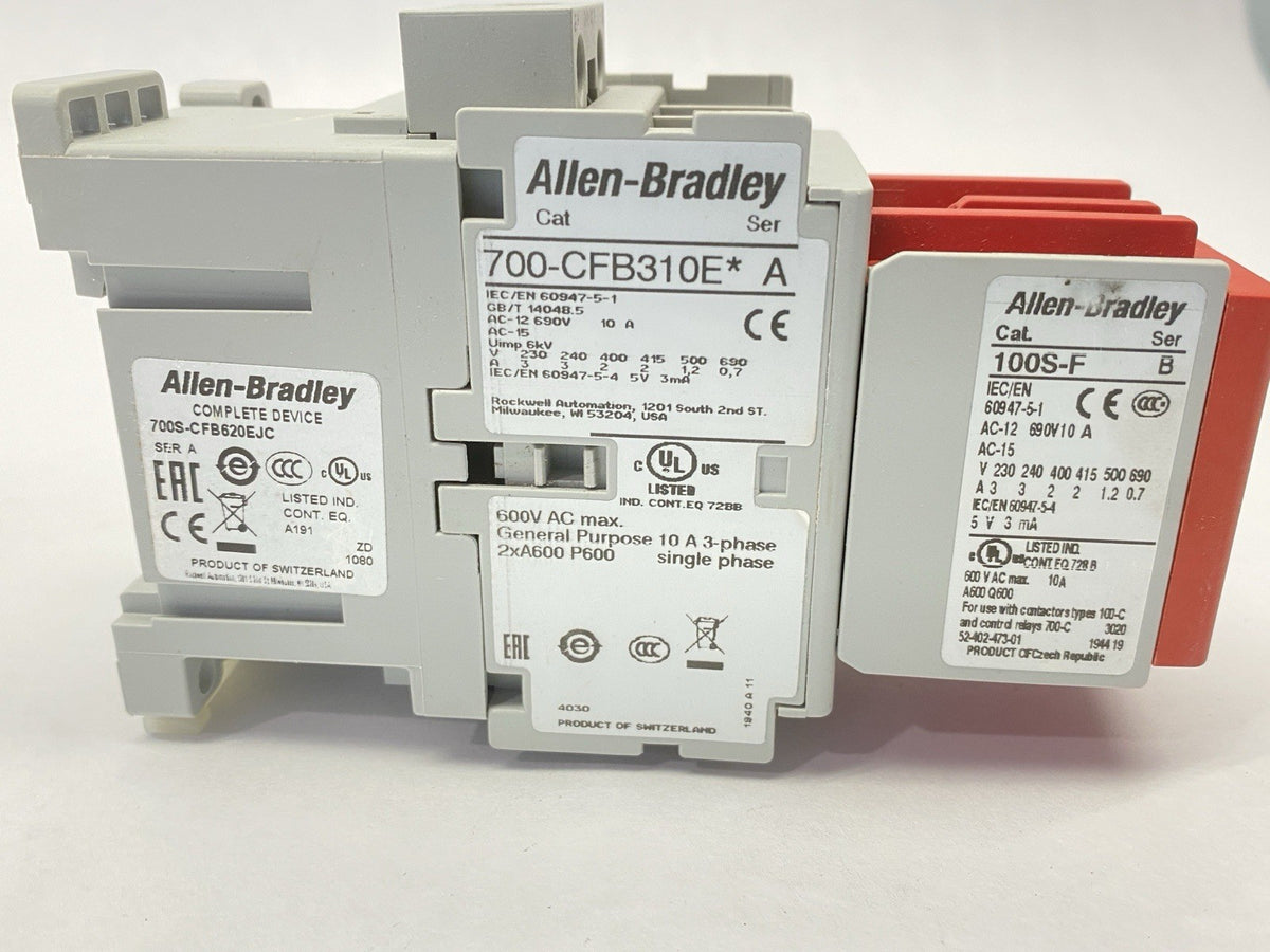 700S-CFB620EJC | Allen Bradley Ser A Safety Control Relay 10A 600VAV 24VDC Coil- New – Open box - Maverick Industrial Sales