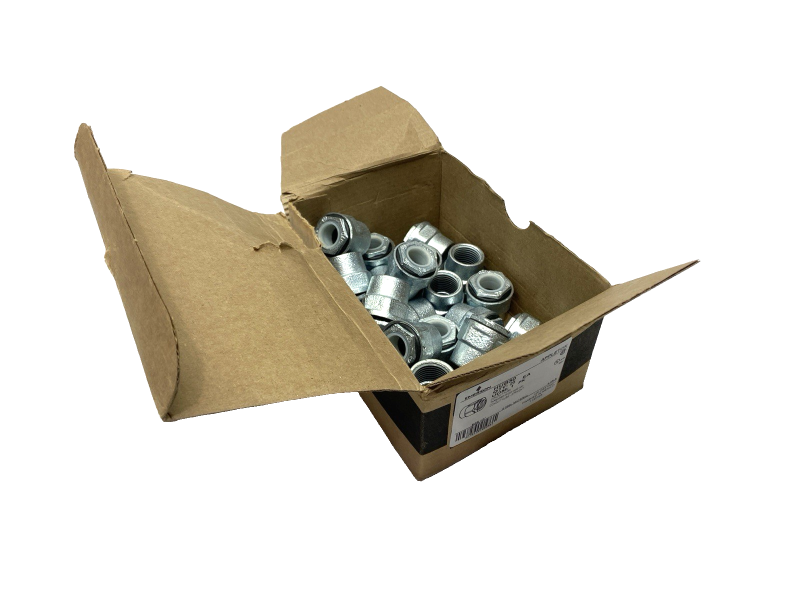HUB50 | Emerson Appleton Steel Conduit Hub 1/2" PACKAGE OF 25 - New – Open box - Maverick Industrial Sales