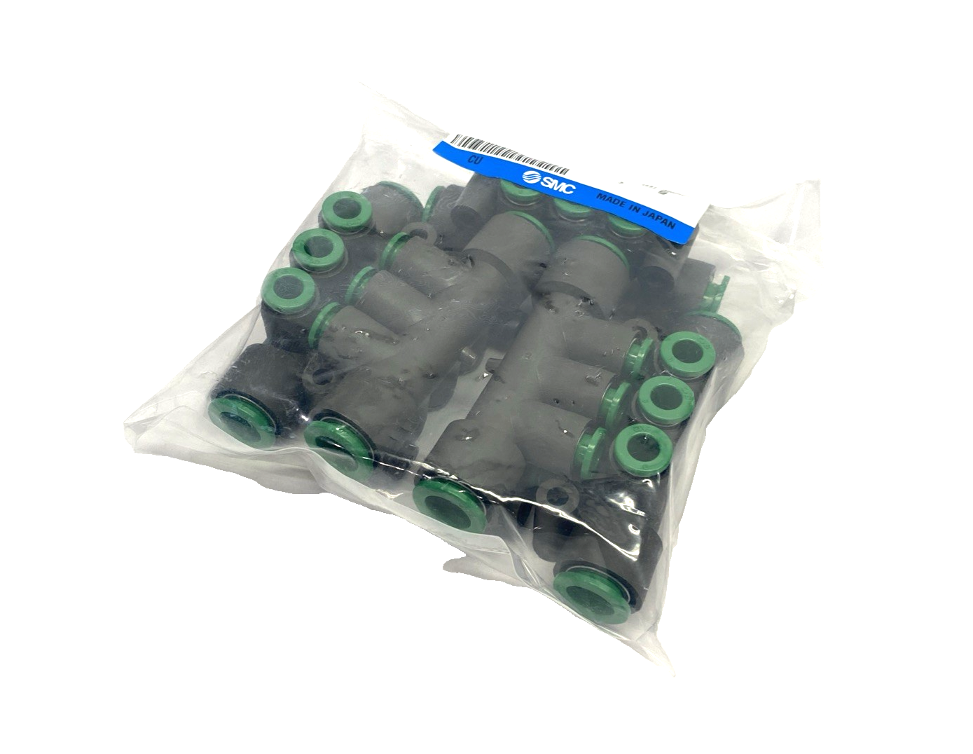 KRM11-06-10-6 | SMC Fitting Manifold 10mm Tube O.D. 6mm Tube O.D. 5-PACK - New - Maverick Industrial Sales