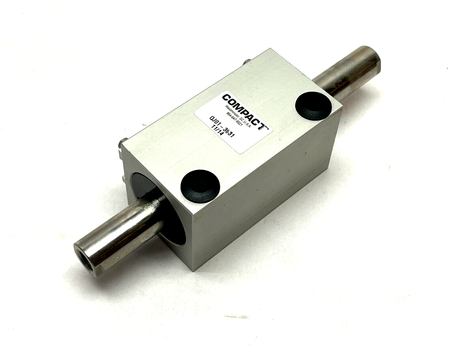 QJ01-3631 | Compact Double Action Pneumatic Cylinder - New – Open box - Maverick Industrial Sales