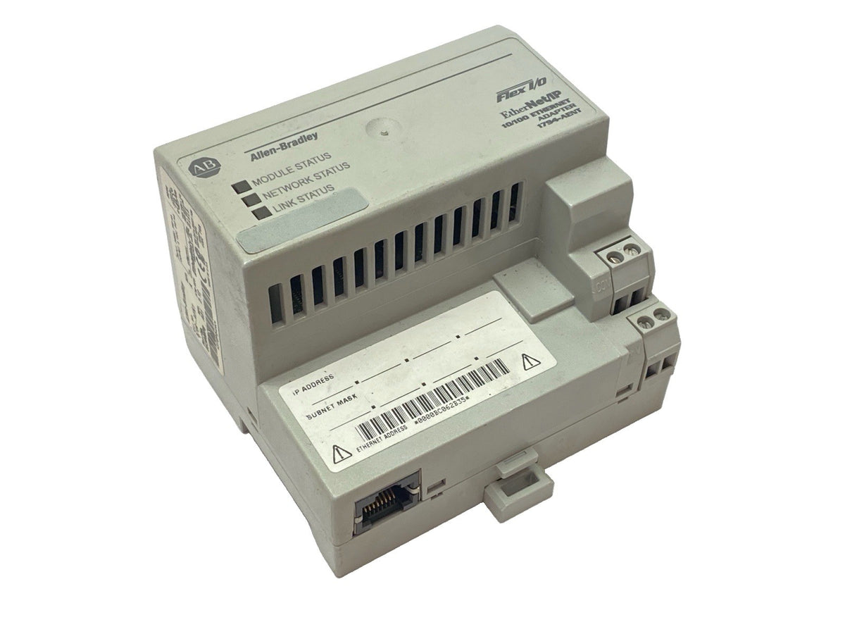 Allen Bradley 1794-AENT Ser A FLEX I/O Single Port EtherNet/IP Adapter Module - Maverick Industrial Sales