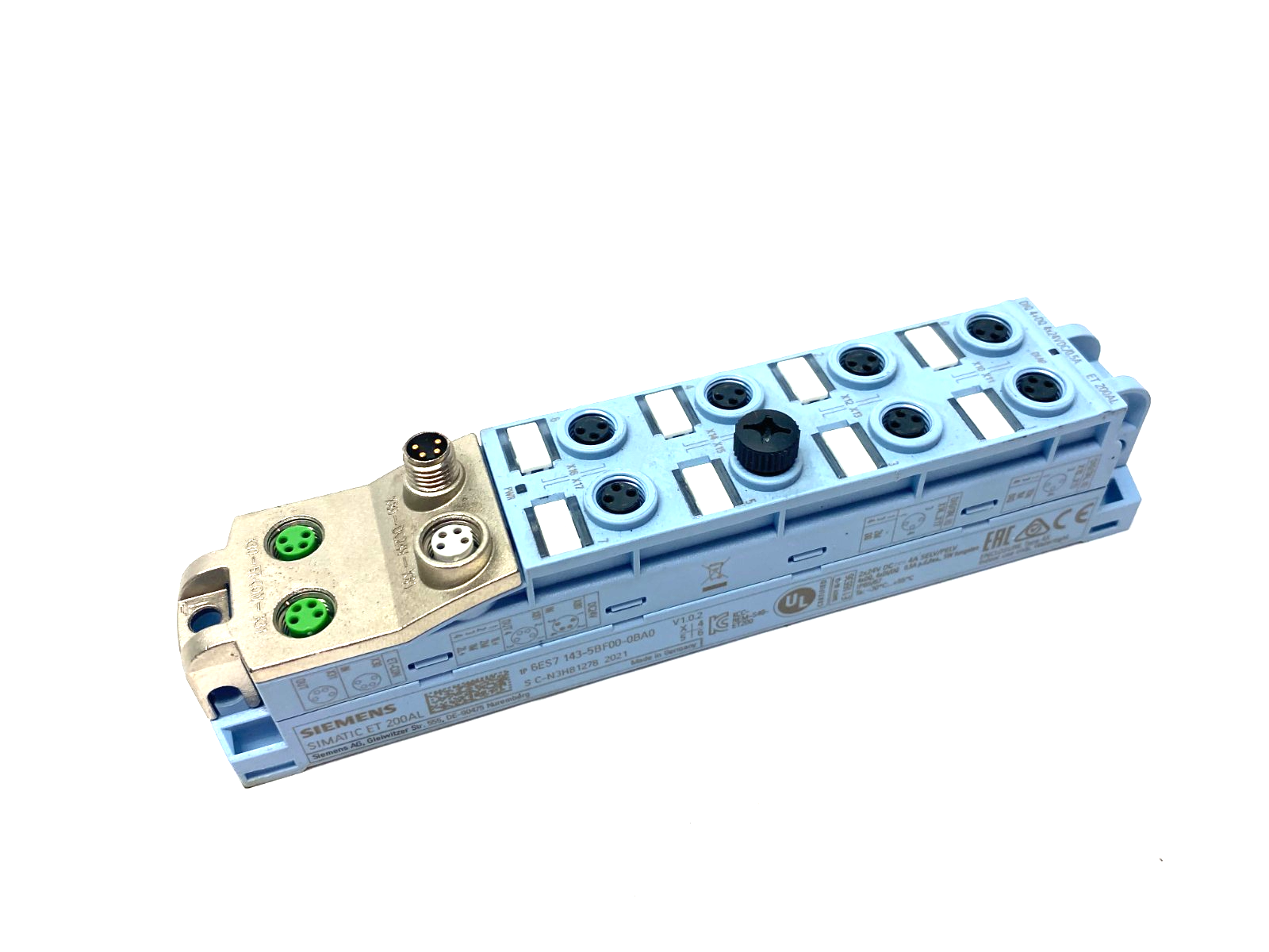 Siemens 6ES7 143-5BF00-0BA0 SIMATIC ET 200AL Digital I/O Module 8xM8 - Maverick Industrial Sales