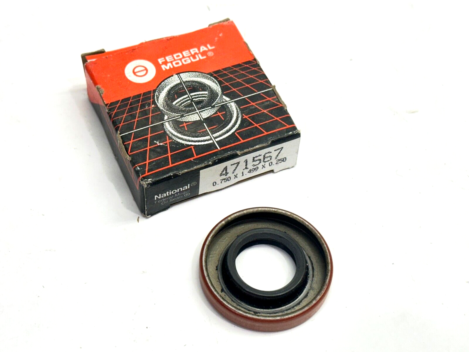 National Federal Mogul 41567 Oil Seal 0.750 x 1.499 x 0.250 - Maverick Industrial Sales