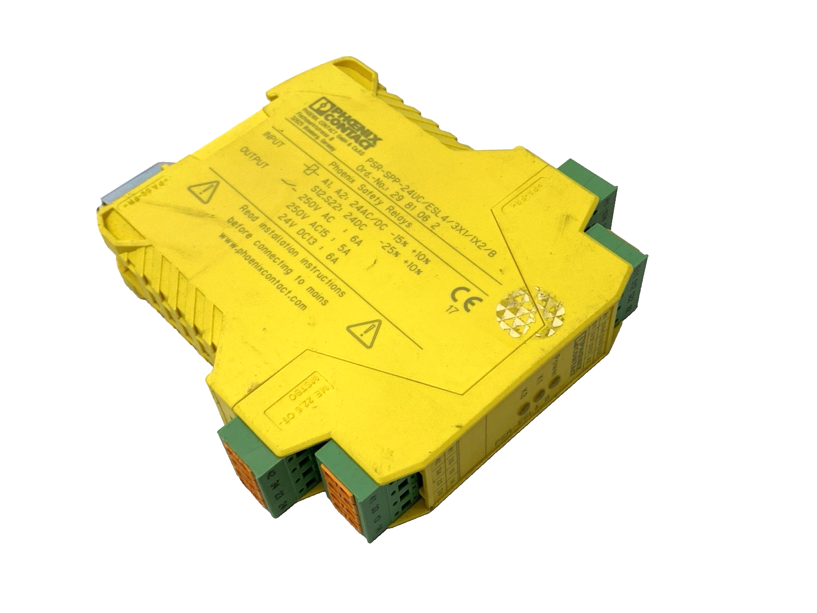 PSR-SPP-24UC/ESL4/3X1/1X2/B | Phoenix Contact Safety Relay 2981062 - For parts or not working - Maverick Industrial Sales