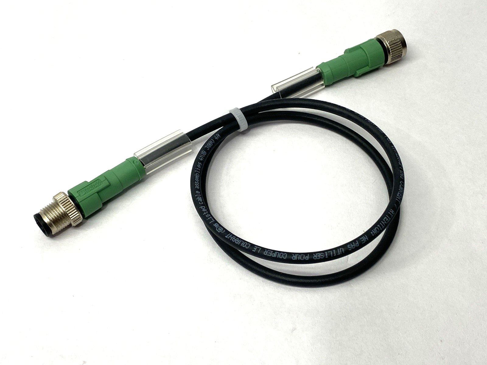 Phoenix Contact SAC-4P-M12MS/0,6-PUR/M12FS Double Ended Connector Cable 1668360 - Maverick Industrial Sales