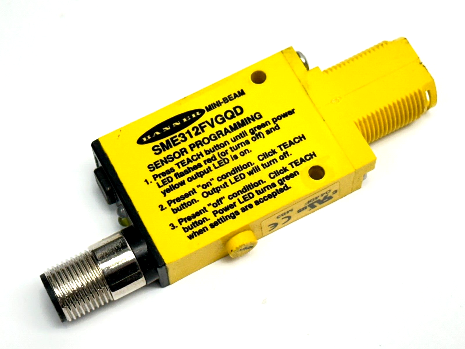 SME312FVGQD | Banner Mini-Beam Fiber Optic Amplifier 10-30VDC - Used - Maverick Industrial Sales