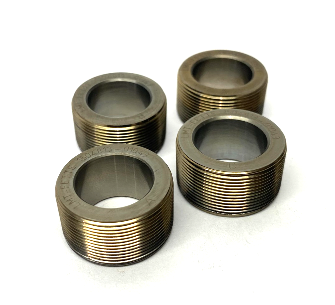 LMT Fette 1504813 Thread Rolling Die Head Inserts M8-10x1 1k HS Type 1, LOT OF 4 - Maverick Industrial Sales