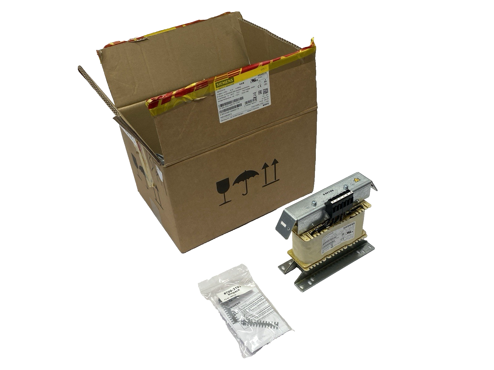 Siemens 6SL3202-0AE16-1CA0 3-Output Reactor 480V - Maverick Industrial Sales