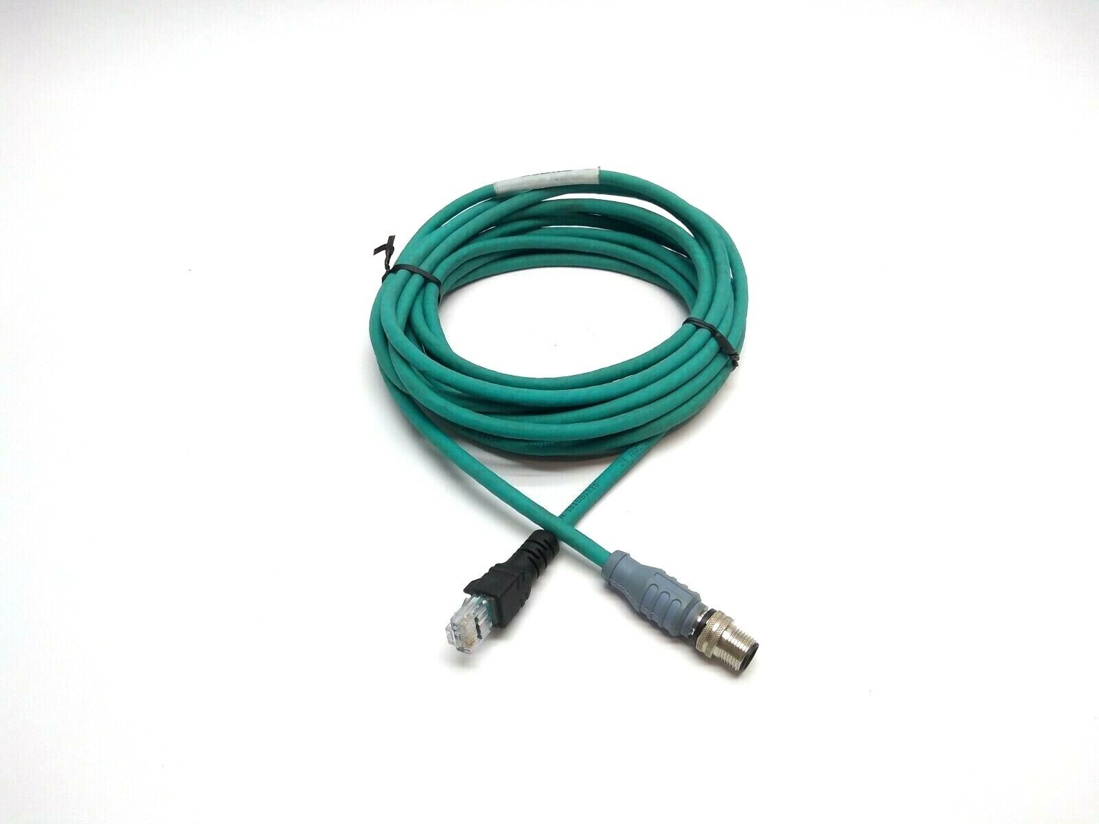 RSCD RJ45 440-5M | Turck Industrial Ethernet Cable U-16027 RJ45 to M12 Eurofast - Used - Maverick Industrial Sales
