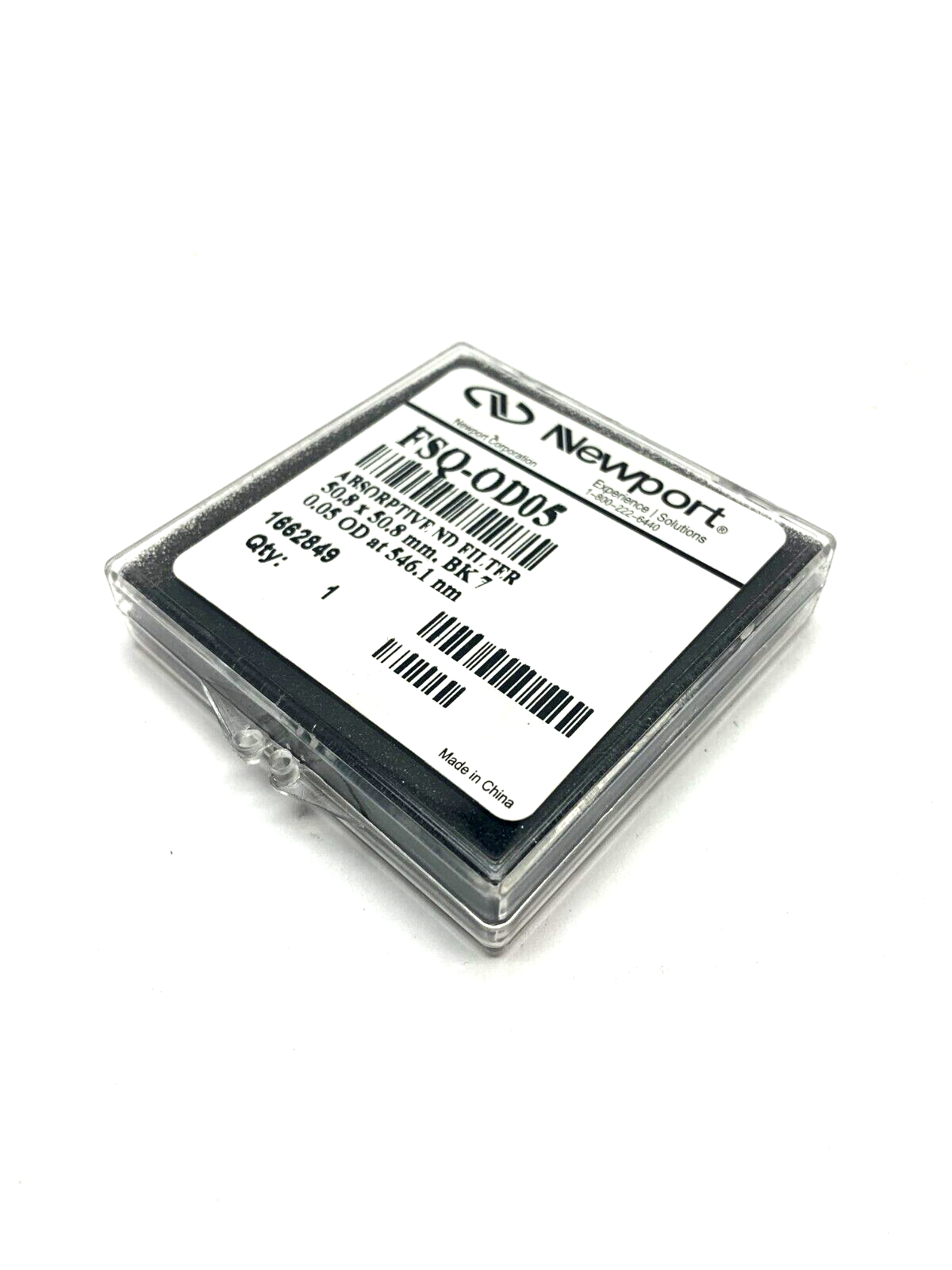 Newport FSQ-OD05 Absorptive Neutral Density Filter 50.8 x 50.8mm BK 7 - Maverick Industrial Sales