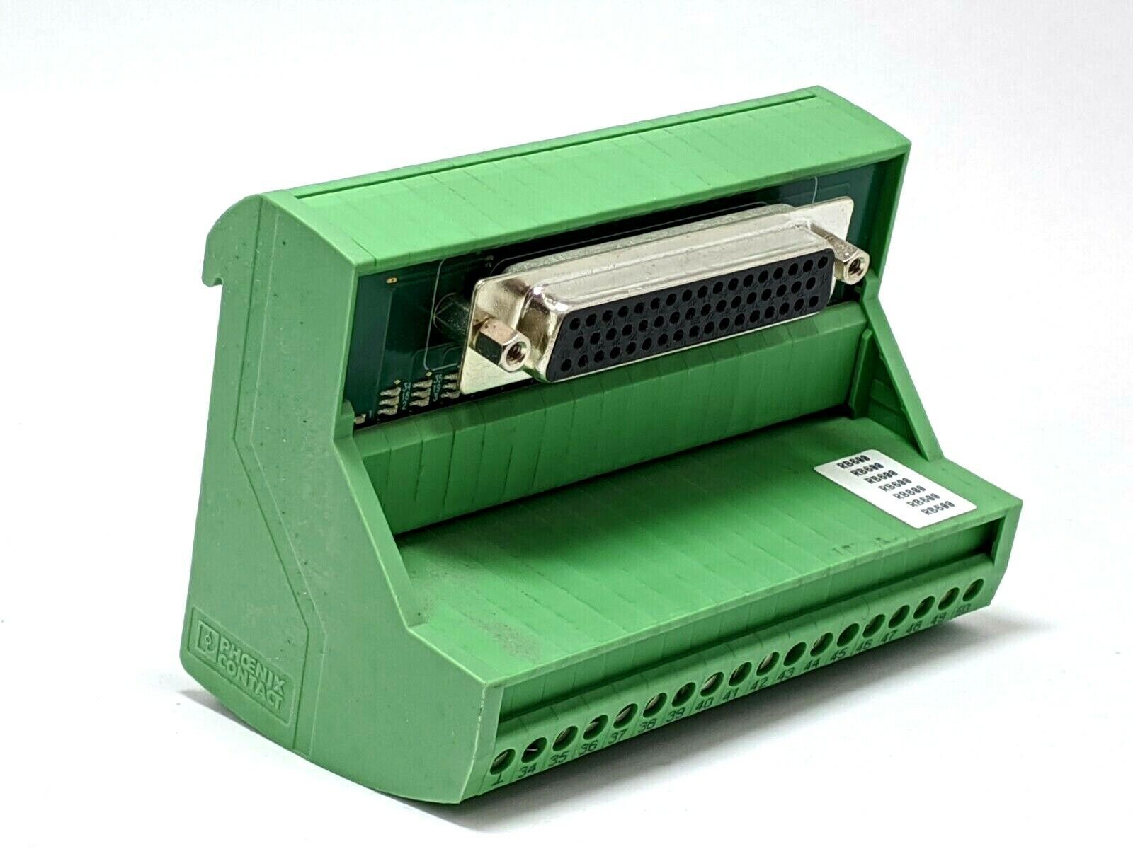 Phoenix Contact VIP-3/SC/D50SUB/F/LED D-sub Interface Module 50 Pole 2322236 - Used - Maverick Industrial Sales