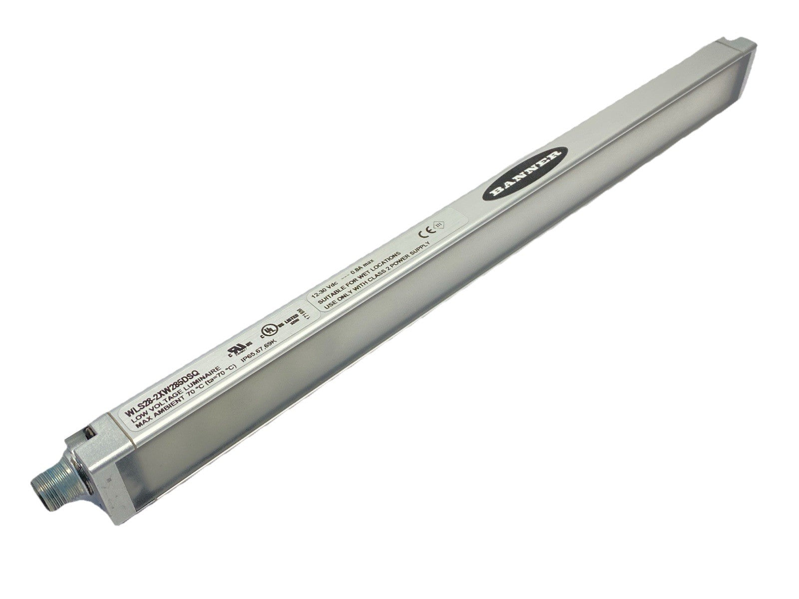 Banner WLS28-2XW285DSQ Work Strip Light White 285mm Length M12 4-Pin 88099 - Maverick Industrial Sales