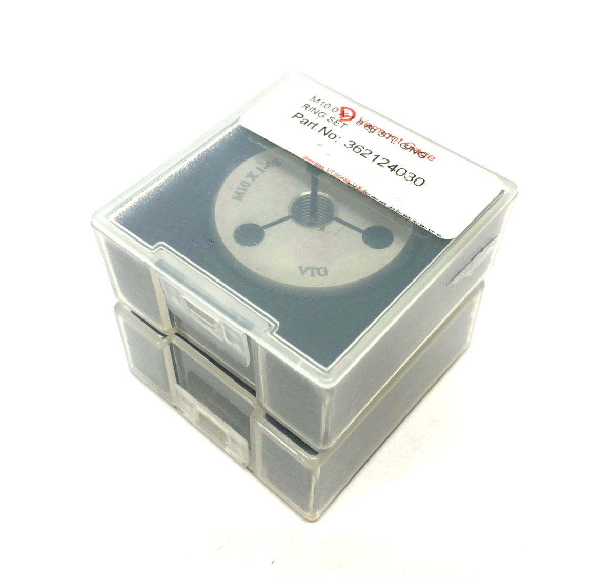 362124030 | Vermont Gage Threaded Ring Gauge Set M10x1 6G - New Other - Maverick Industrial Sales