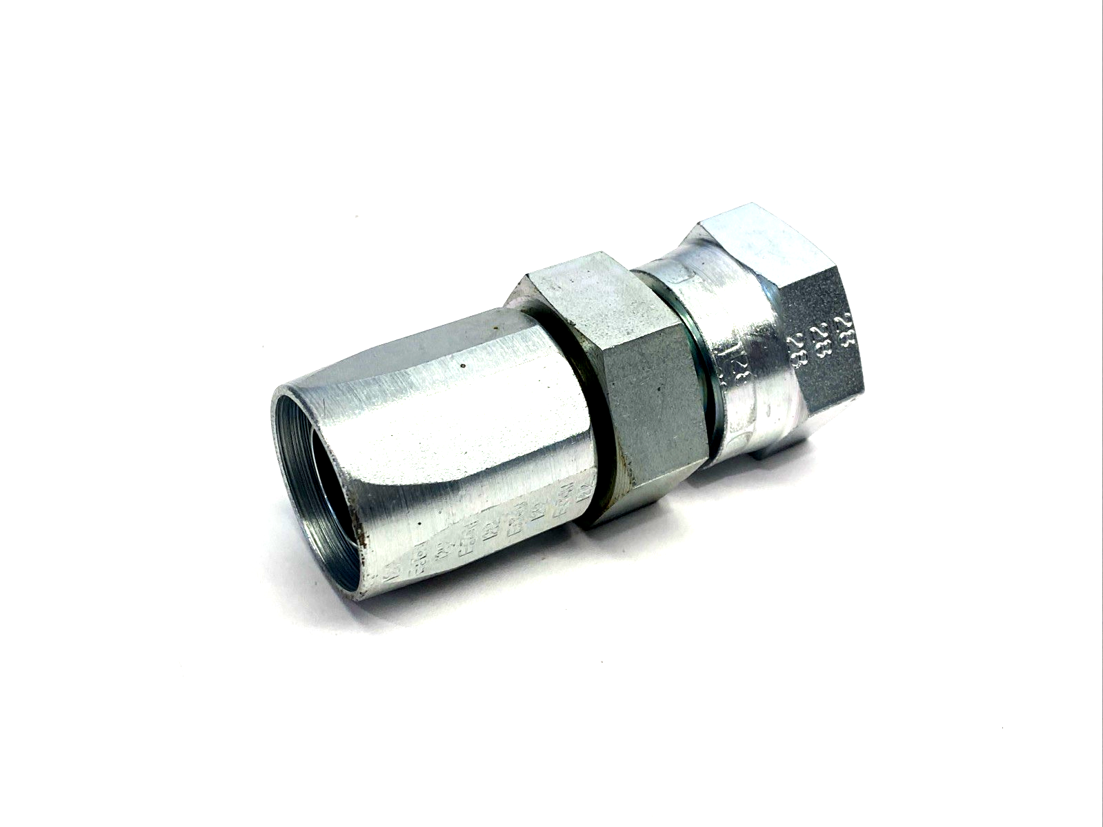 FJ9706-1616S | Aeroquip Reusable Fitting 1" O-Ring Face Seal Swivel x 1" Hose End - New Other - Maverick Industrial Sales