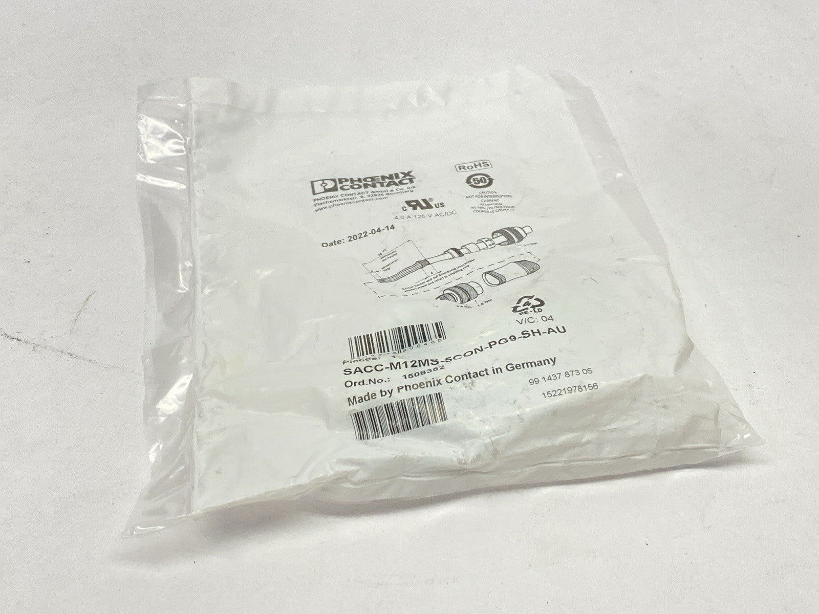 SACC-M12MS-5CON-PG9-SH-AU | Phoenix Contact - New - Maverick Industrial Sales