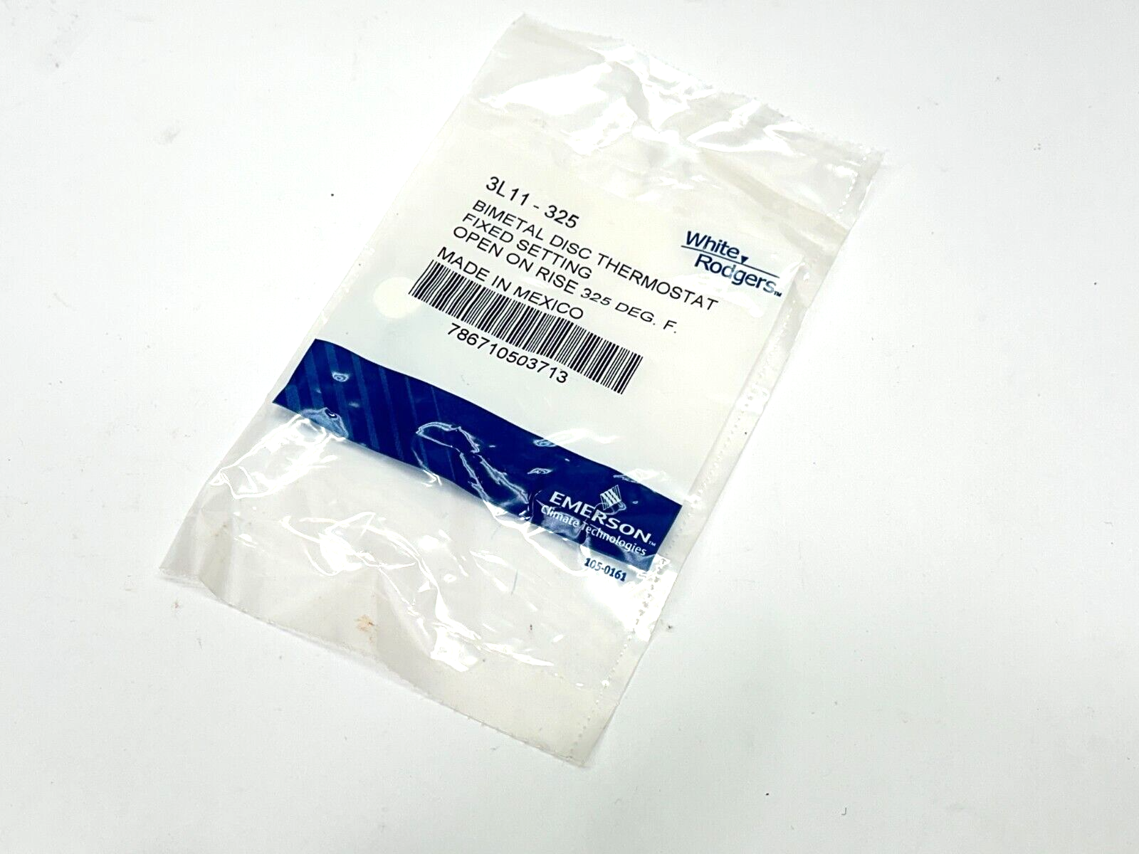 3L11-325 | White Rodgers Bimetal Disc Thermostat Open On Rise 325 Deg F - New - Maverick Industrial Sales