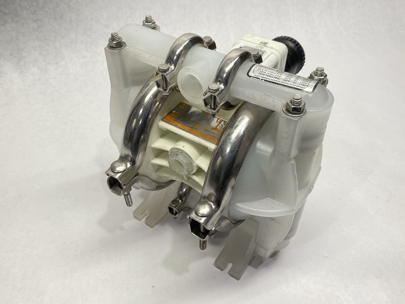 01-2654 | Wilden AODD Pump 1/2" Pro-Flo Polypropylene P1/PPPPP/TNU/TF/KTV - For parts or not working - Maverick Industrial Sales