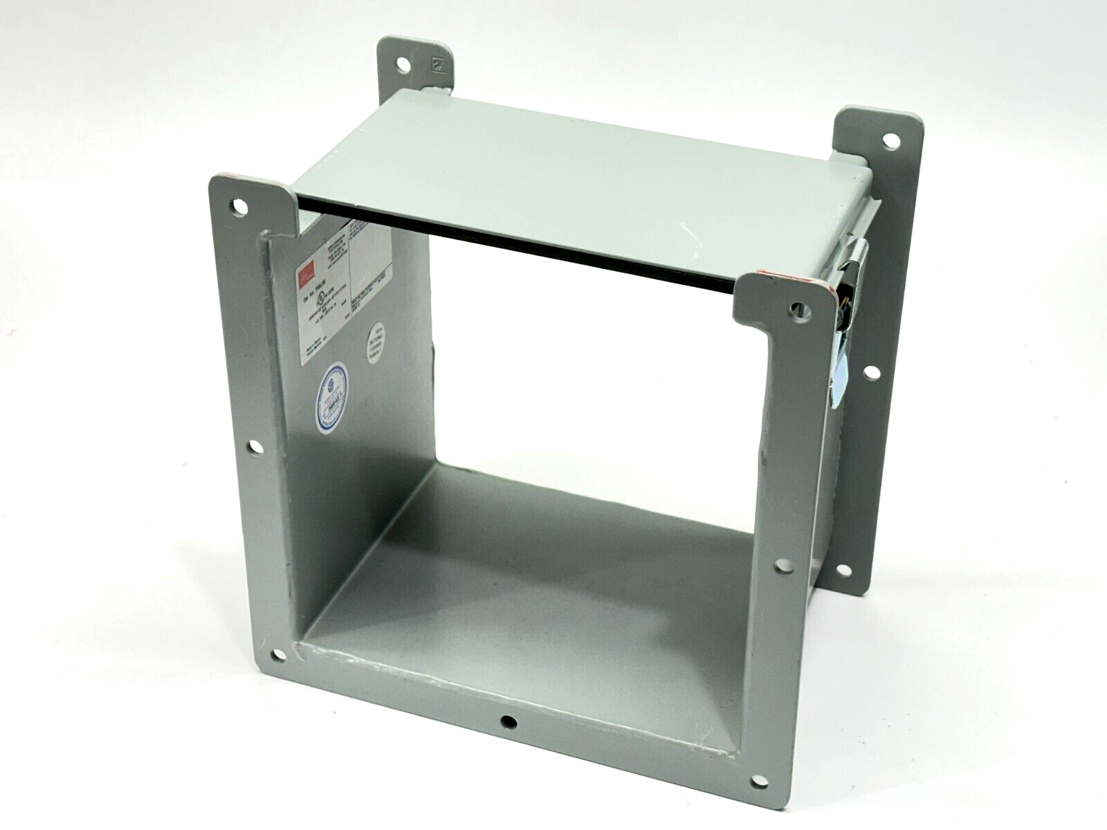 Hoffman F88L06 Straight Section Lay-in Hinged-Cover Type 12 8 x 8 x 6" Gray - Used - Maverick Industrial Sales