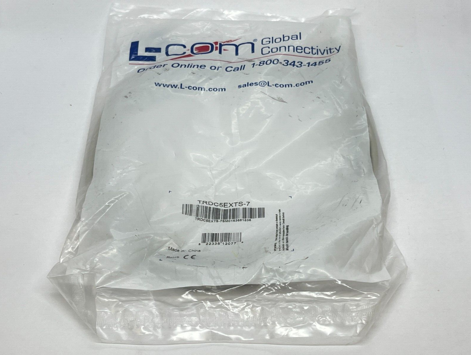 L-Com TRDC5EXTS-7 Cat5e RJ45 Shielded Network Extension Cable 7ft - New - Maverick Industrial Sales