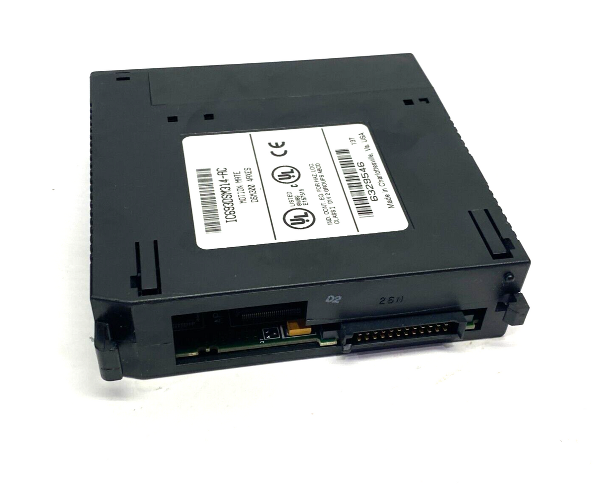 IC693DSM314-AC | GE Fanuc Motion Mate DSM314 Motion Control Module 4-Axes- Used - Maverick Industrial Sales