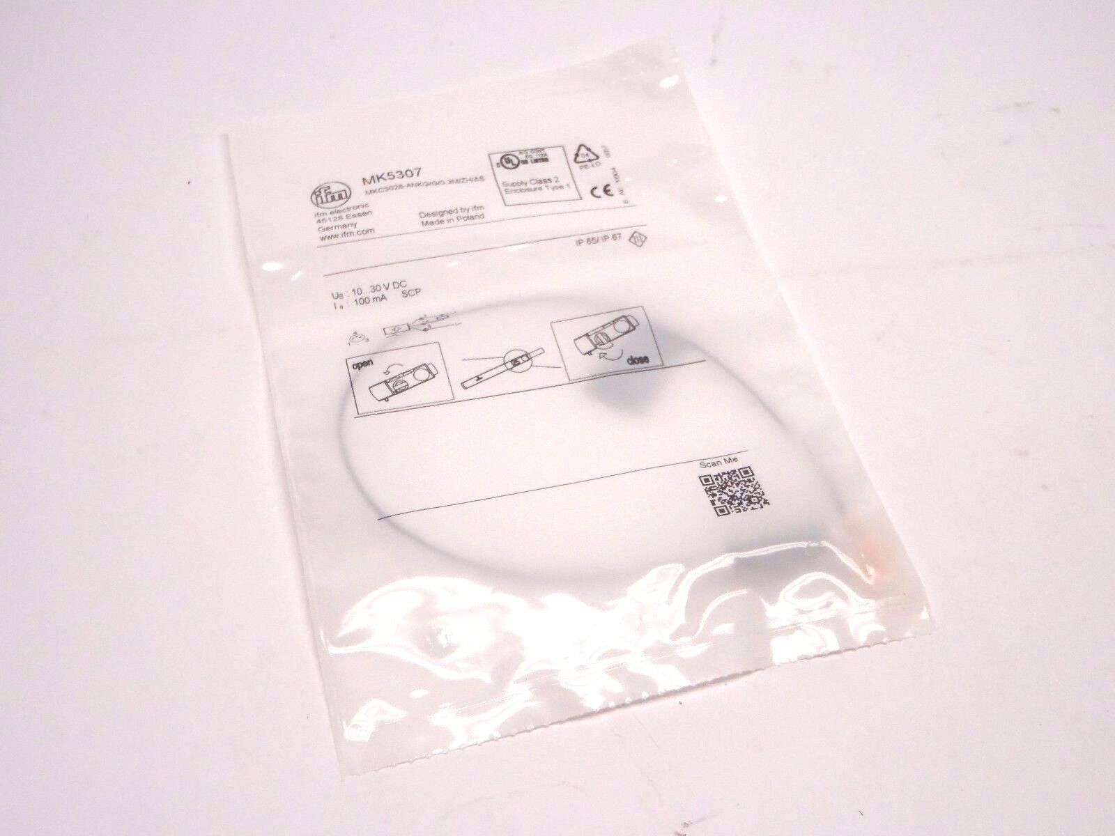 IFM MK5307 Cell Cylinder Sensor MKC3028-ANKG/G/0,3M/ZH/AS - New - Maverick Industrial Sales