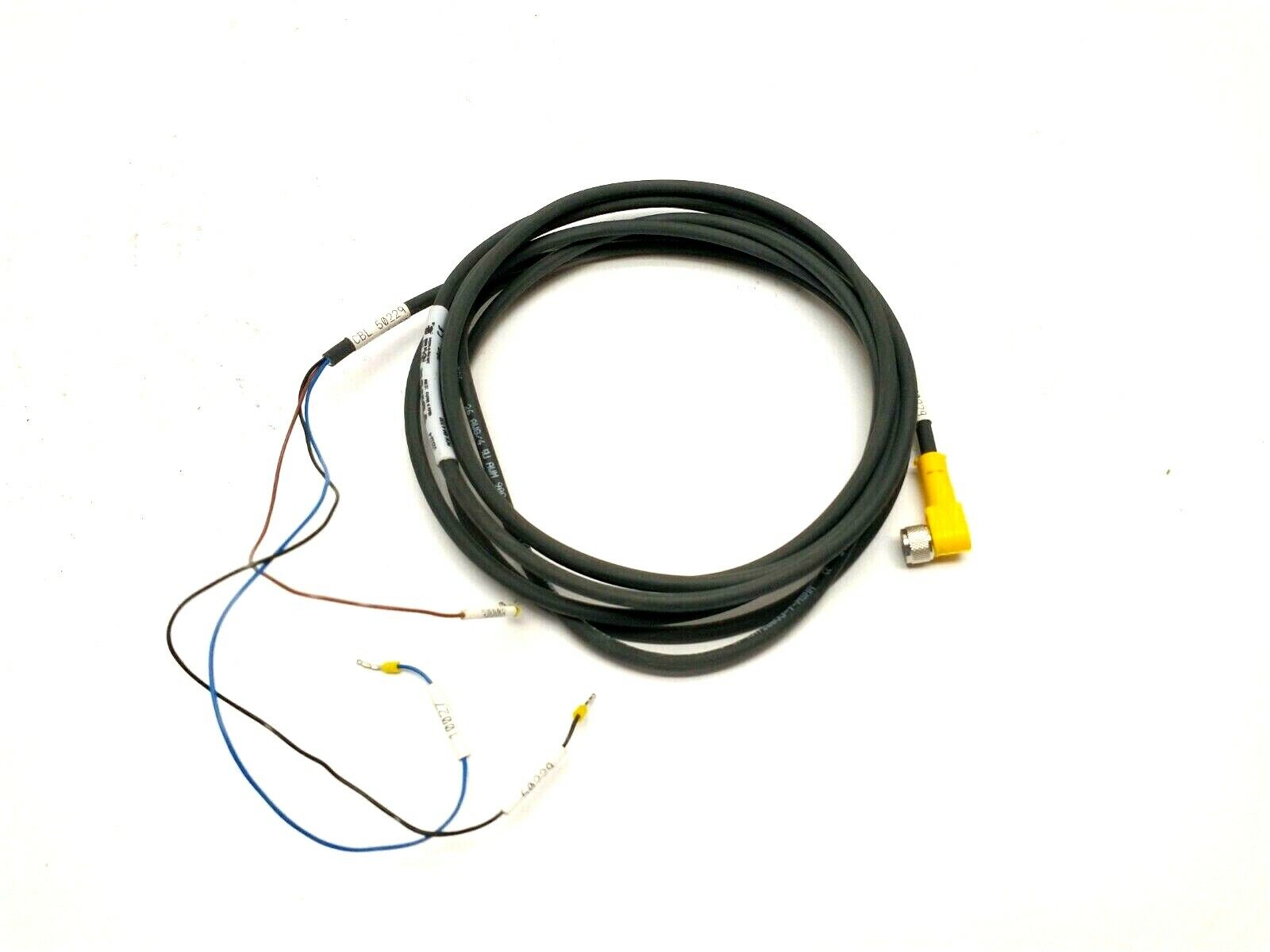Turck PKW 4M-4/S90 Actuator And Sensor Cordset M8 Female Right Angle Connector - Used - Maverick Industrial Sales
