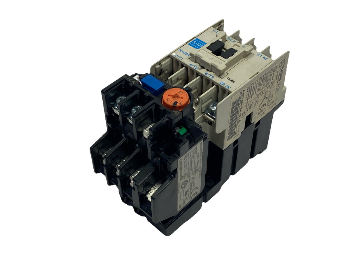 S-N10 | Mitsubishi Magnetic Contactor w/ TH-N12KP Thermal Overload Relay - Maverick Industrial Sales