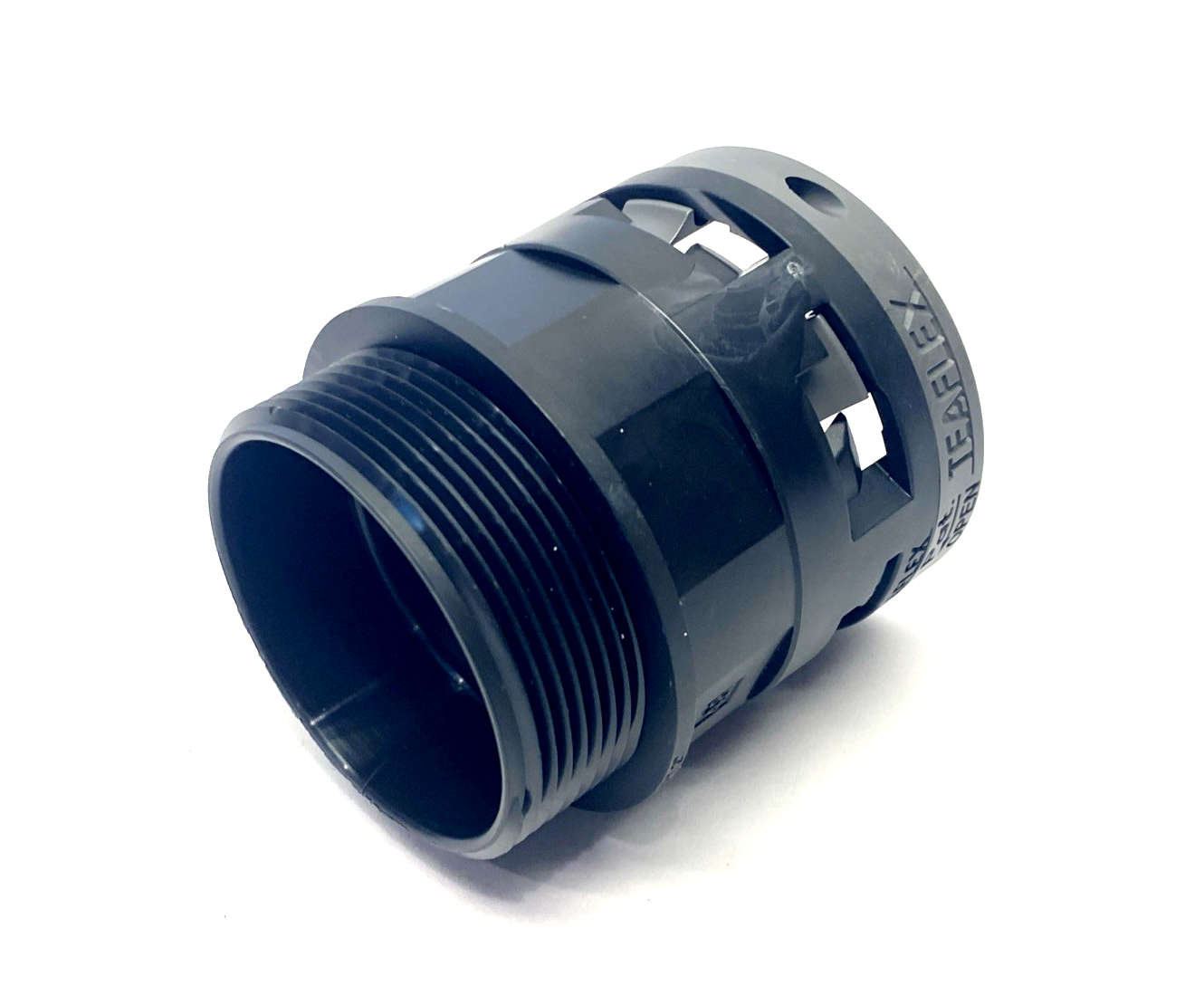 QO000-0002, NMPT-C48-1-1/2" | Teaflex NMPT-C 48-1-1/2" SM Polyamide Straight Male Fitting 2" NPT QO000-0002 - New Other - Maverick Industrial Sales