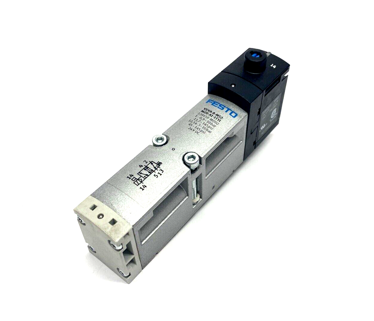 Festo VSVA-B-M52-MZD-A1-1T1L Air Solenoid Valve 5/2 Monostable 1100 L/min 539159 - Maverick Industrial Sales