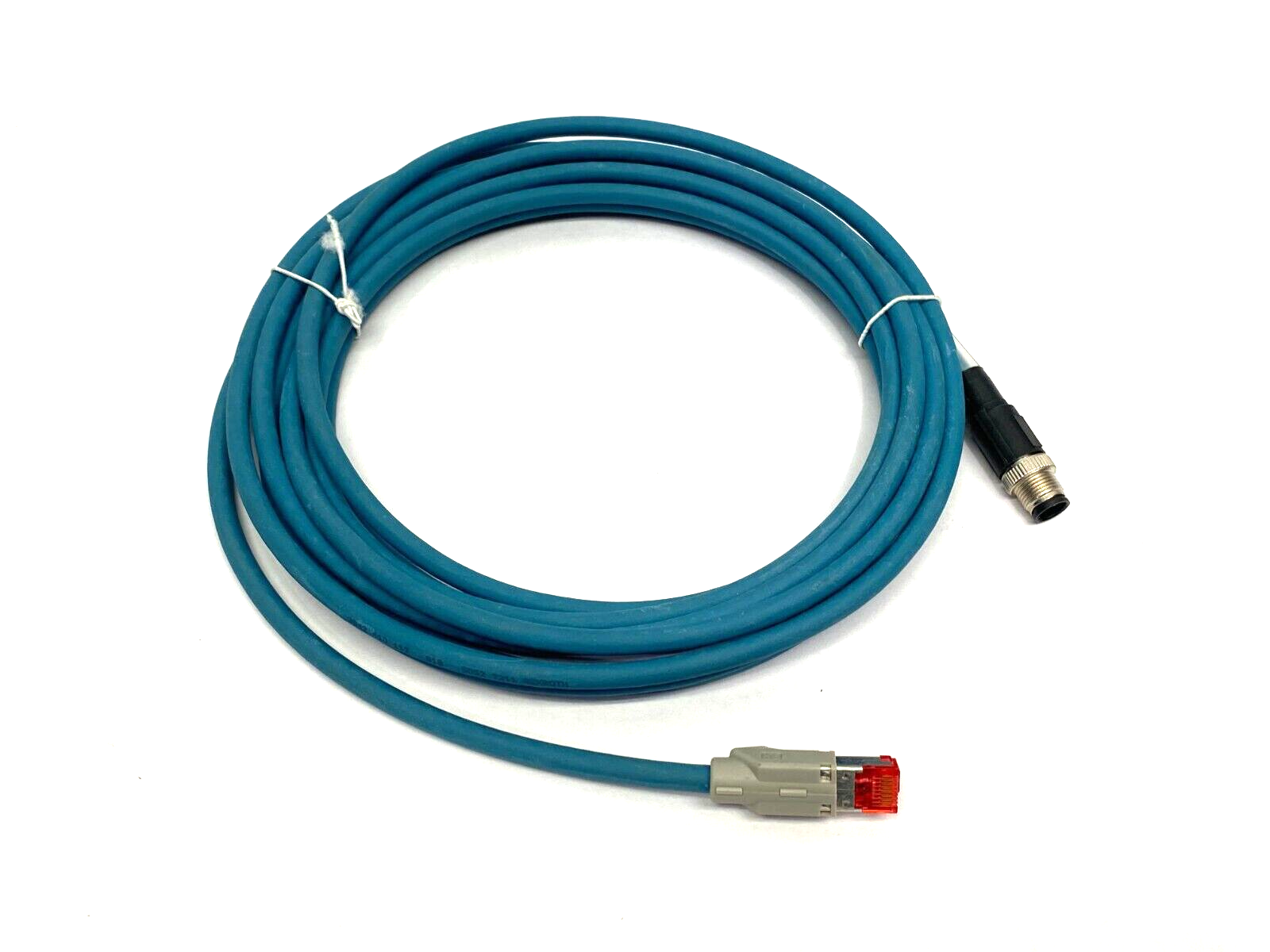 Bosch Rexroth 3842410117 Ethernet Data Transfer Cable M12 to RJ45 5m Length - Maverick Industrial Sales