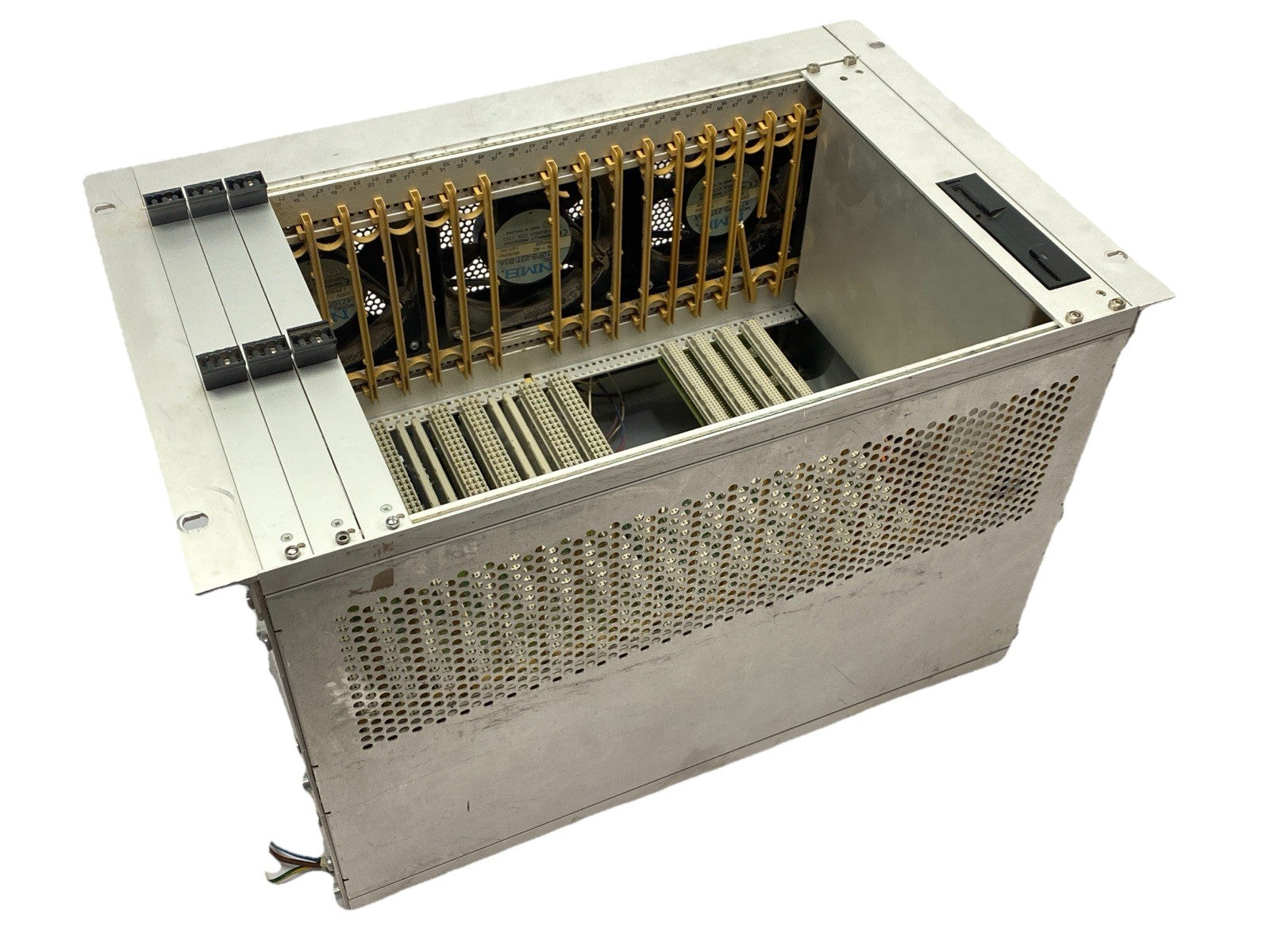 Homag GQ PLC Chassis 20-Slot w/ Floppy Reader - For parts or not working - Maverick Industrial Sales