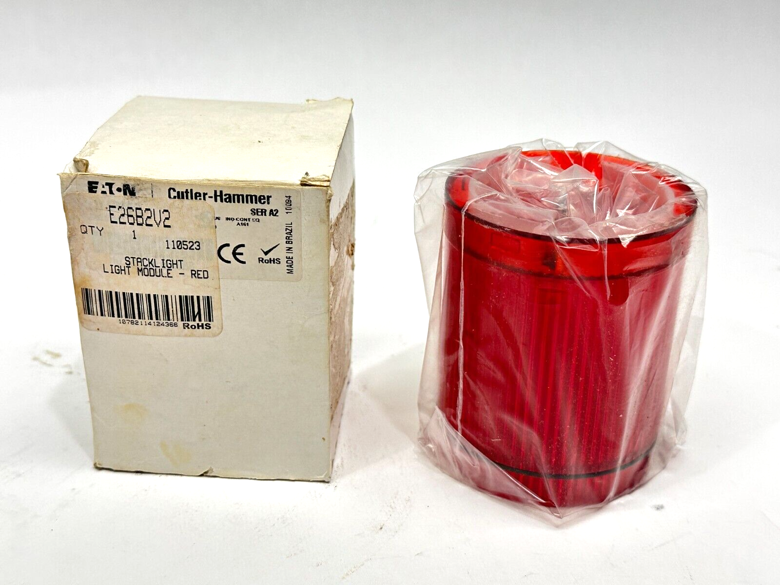 Eaton Cutler Hammer E26B2V2 Stacklight Module Red 24VDC - New – Open box - Maverick Industrial Sales