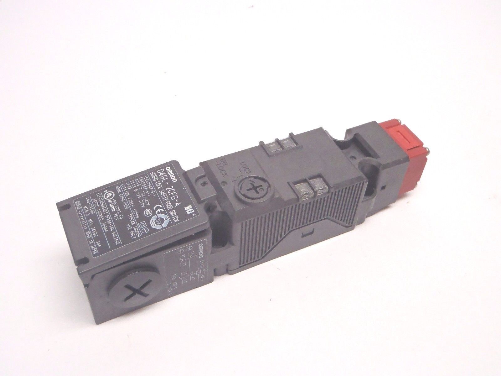 Omron STI D4GL-2CFG-A Guard Lock Safety-Door Switch D4GL2CFGA - Maverick Industrial Sales