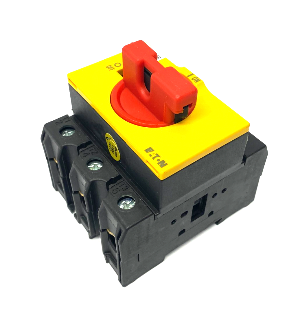 Eaton P3-63/IVS-RT Moeller Series On/Off Switch, 3-Pole, 63A, 045845 - Maverick Industrial Sales