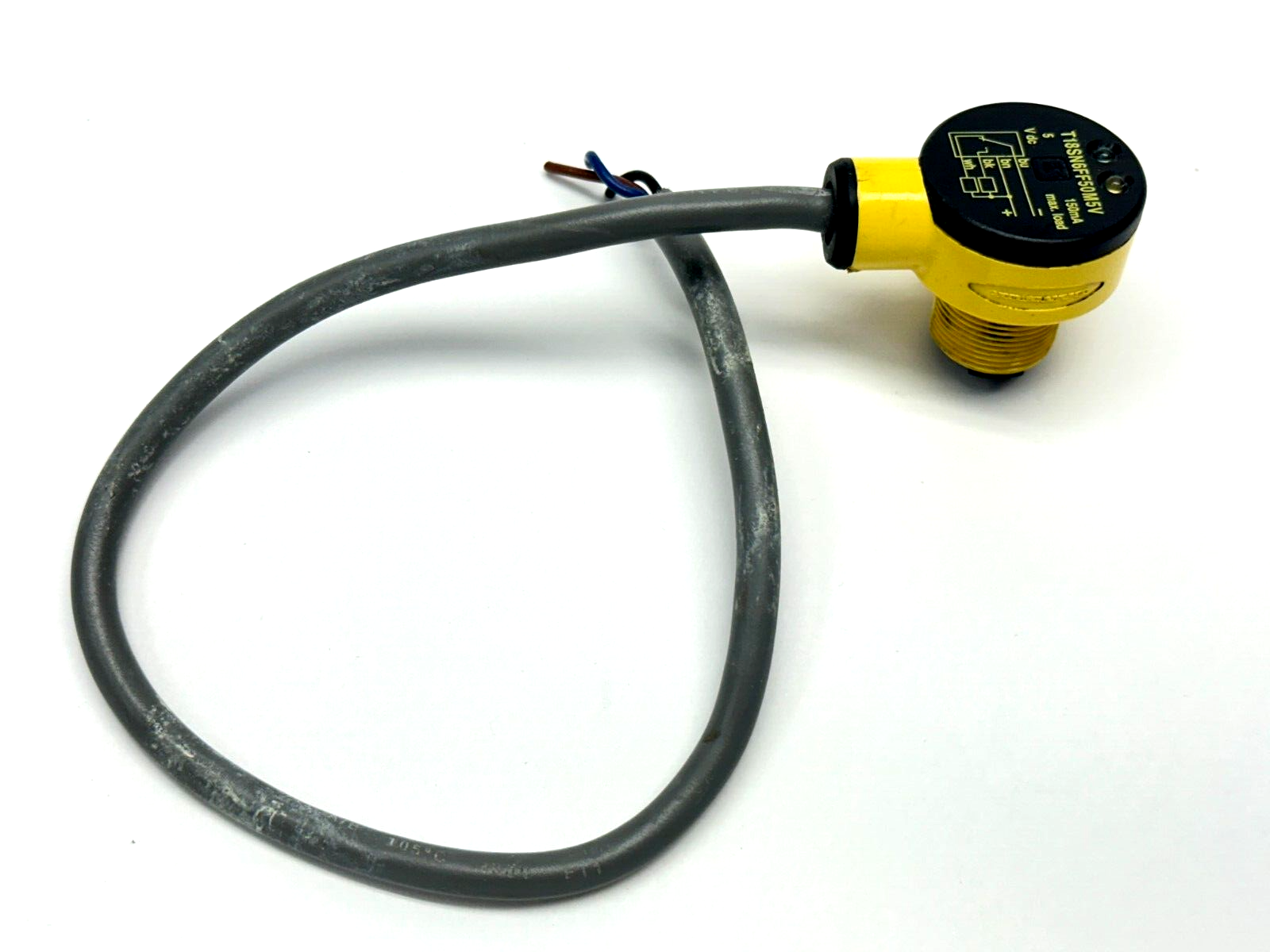 T18SN6FF50M5V | Banner Barrel Mount Sensor 43094 12" Cable - Used - Maverick Industrial Sales