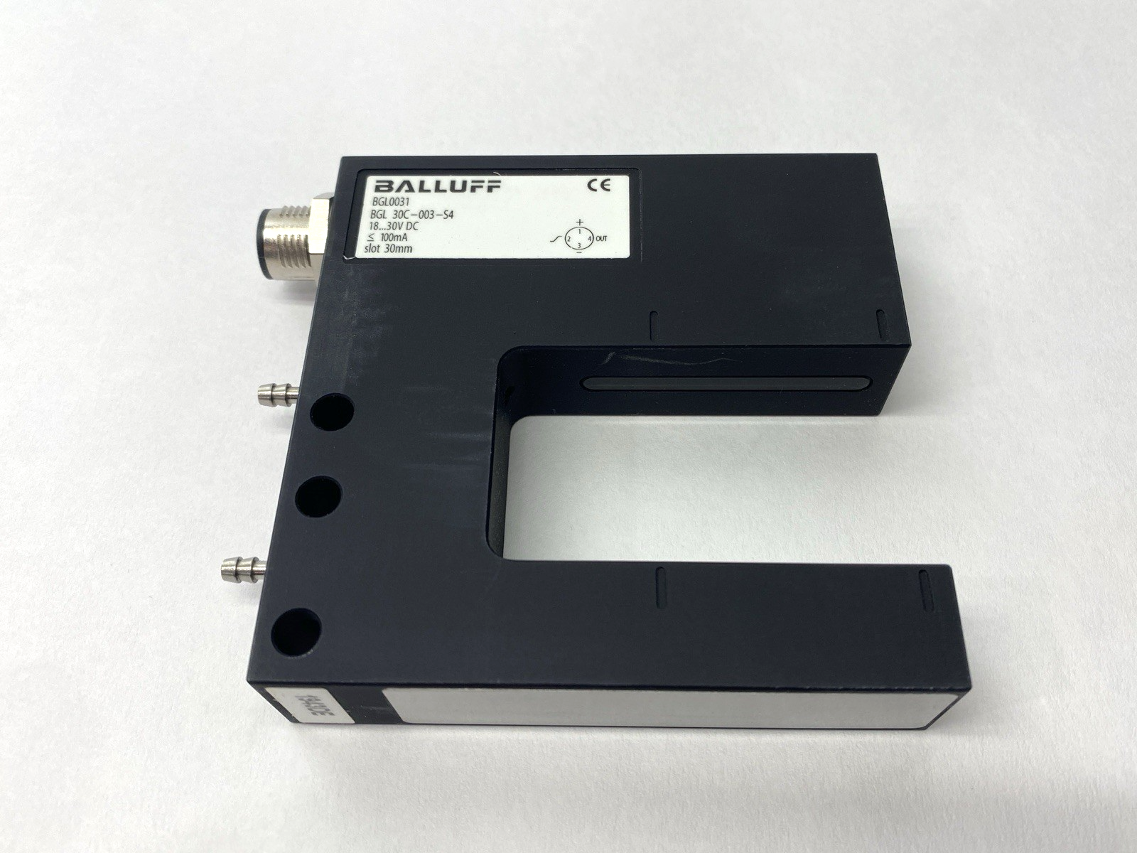 Balluff BGL 30C-003-S4 Photoelectric Fork Sensor 30mm Slot M8 Series C BGL0031 - New – Open box - Maverick Industrial Sales