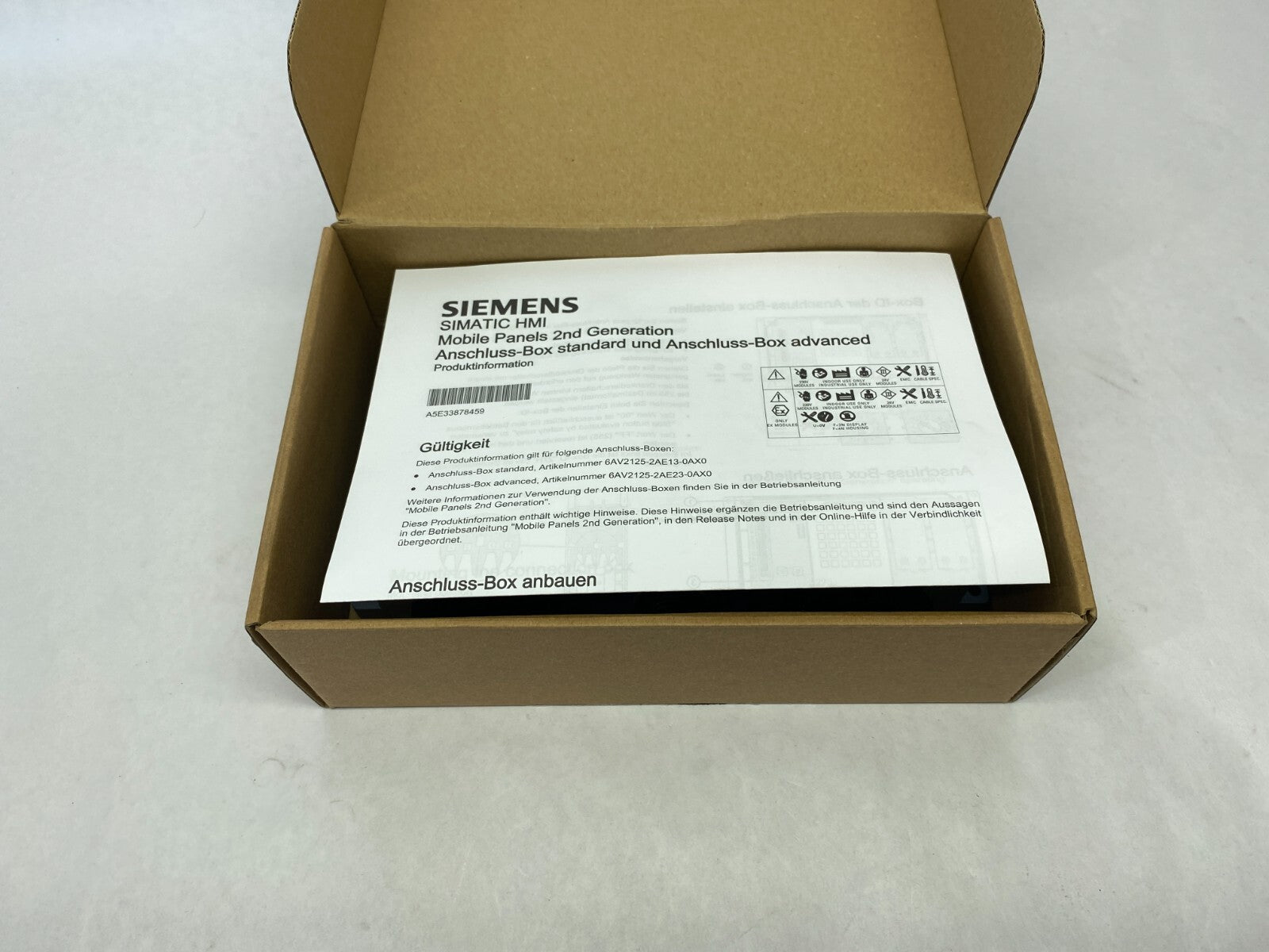 Siemens 6AV2125-2AE13-0AX0 SIMATIC HMI Mobile Connection Box - Maverick Industrial Sales