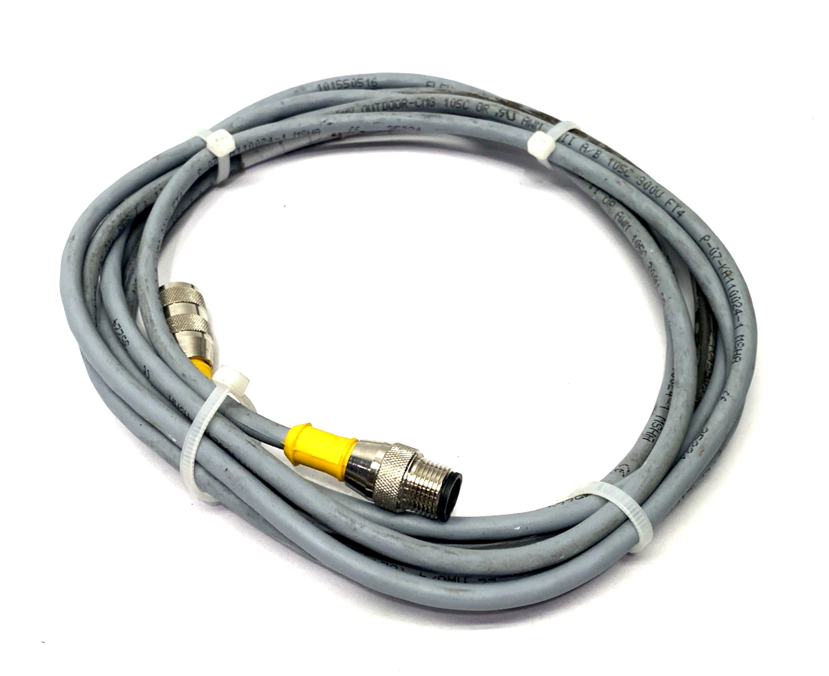 Turck RK 4.4T-3-RS 4.4T Cordset M12 4-Pin Male To Female 3m U2167-12 - Maverick Industrial Sales