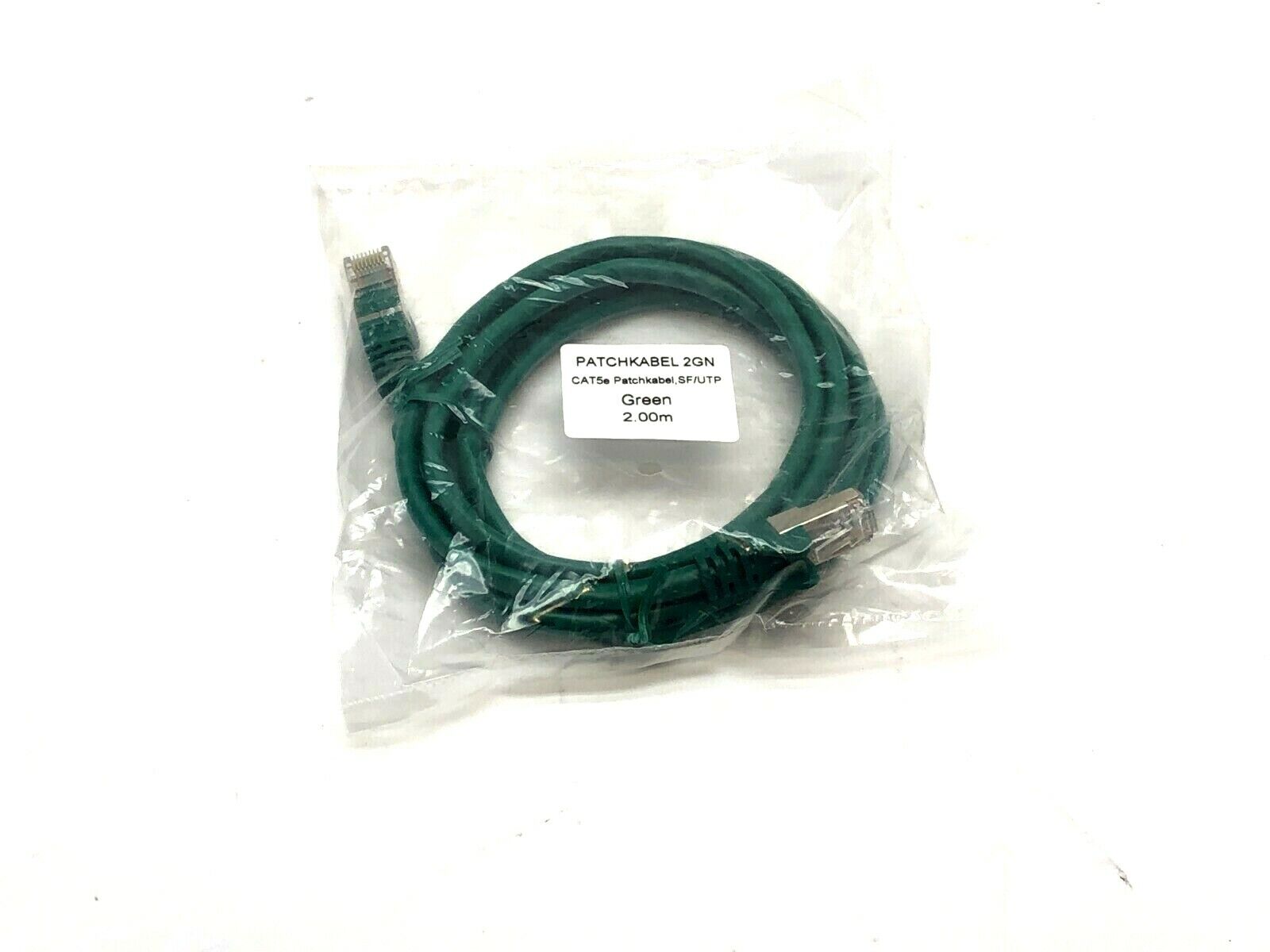 K5460.2 | EFB Electronik RJ45 Patch cable SF/UTP Cat.5e PVC CCA Green - New - Maverick Industrial Sales
