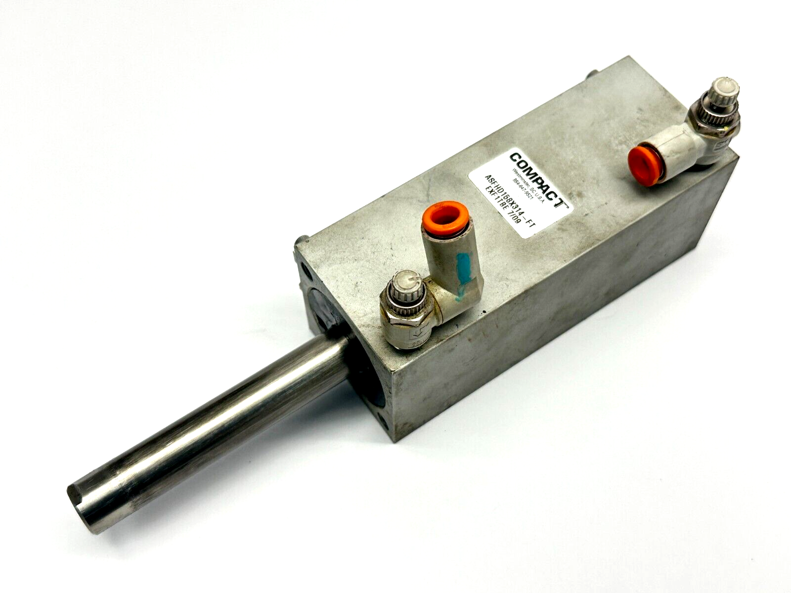 Compact Automation ASFHD158X314-FT Heavy Duty Full Husky Metric Air Cylinder - For parts or not working - Maverick Industrial Sales