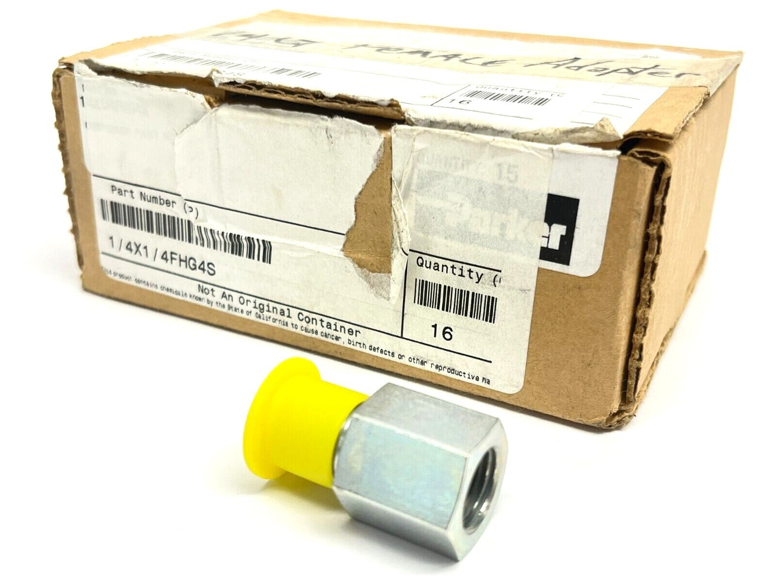 Parker 1/4X1/4FHG4S Pipe-Female BSPP Hydraulic Adapter - Maverick Industrial Sales