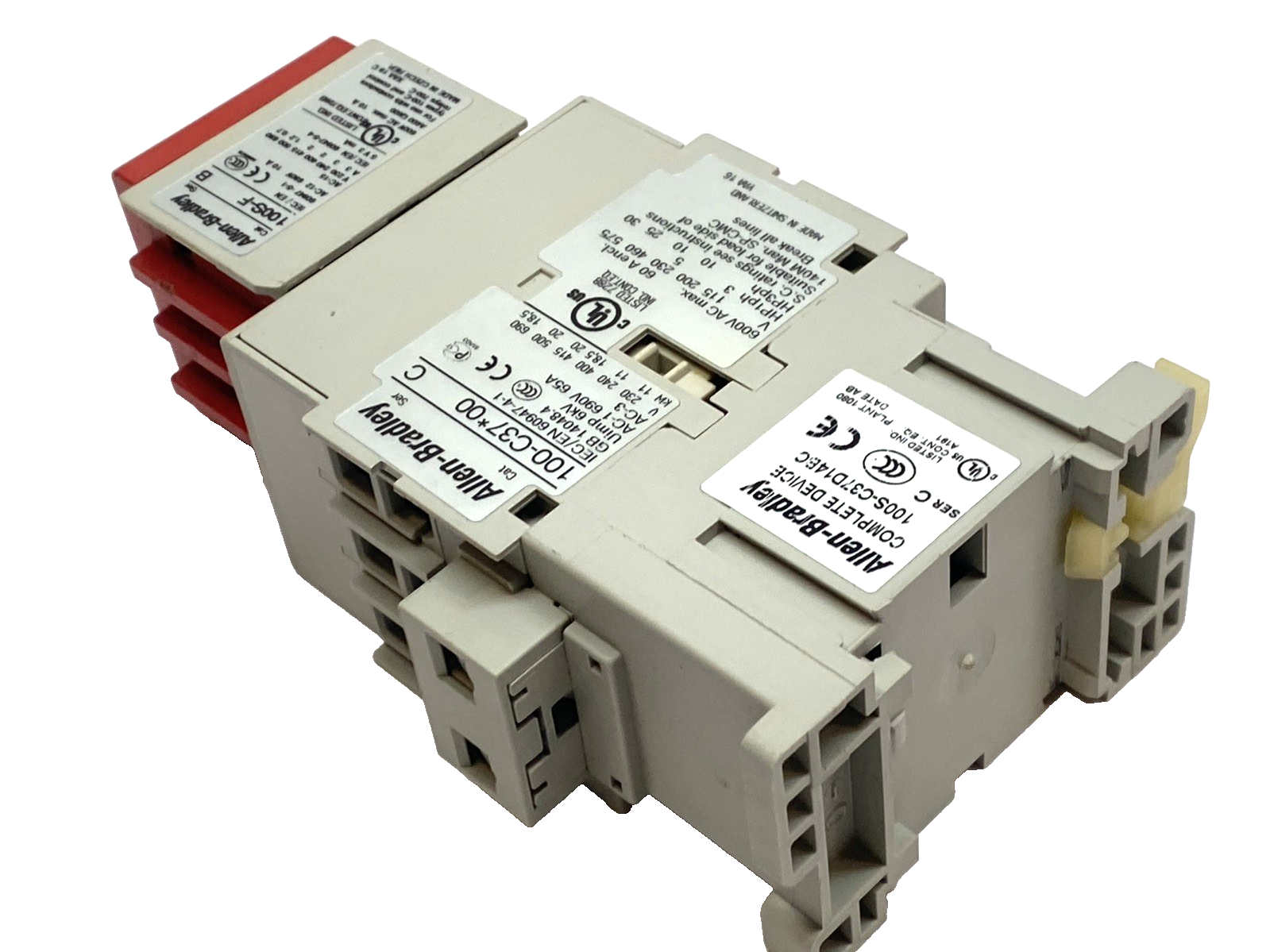100S-C37D14BC | Allen Bradley Safety Contactor 37A 120VAC 3NO SER. C- Used - Maverick Industrial Sales