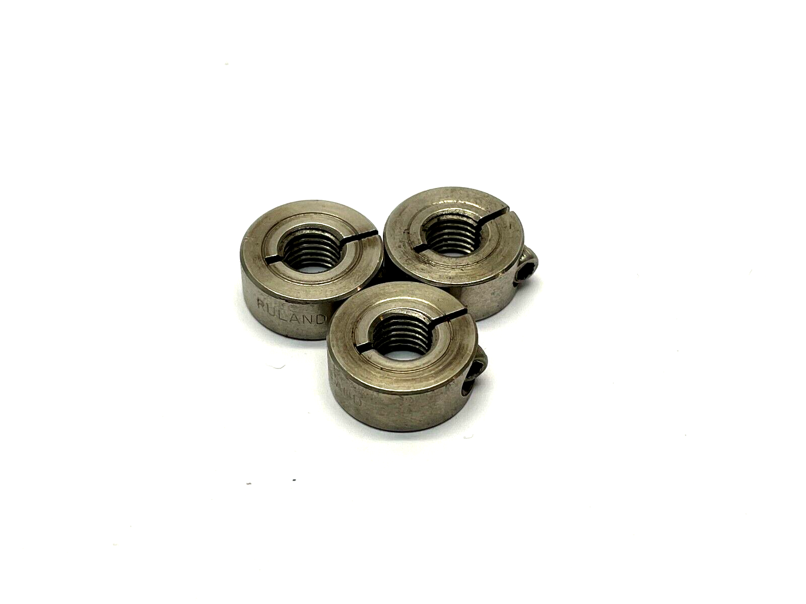 TCL-5-24-SS | Ruland Threaded Shaft Collar 24 TPI 5/16" LOT OF 3 - Used - Maverick Industrial Sales