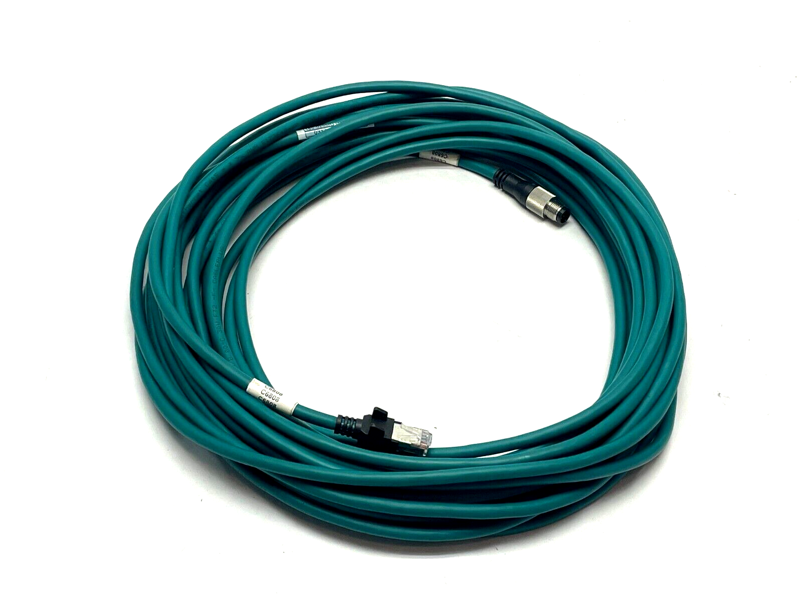 Cognex CCB-84901-1005-15 Industrial Ethernet Cordset 15m Length - Used - Maverick Industrial Sales