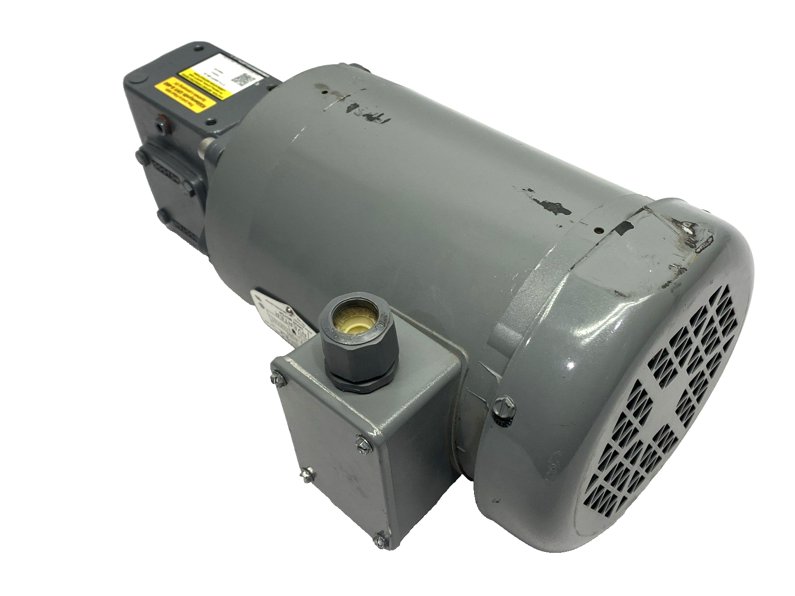 Boston Gear FUTF-1D-B AC Motor 460V 19583 w/ F713-30KPT-B5-J6 Gear Reducer 30:1 - Used - Maverick Industrial Sales