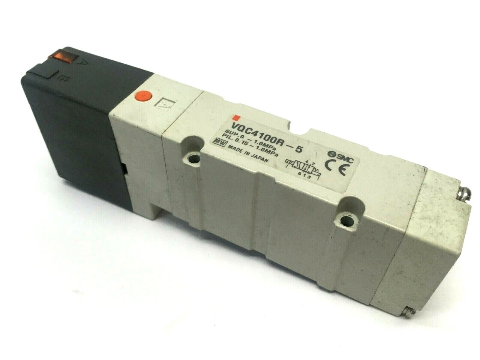 SMC VQC4100R-5 Plug-In Solenoid Valve, Metal Seal - Used - Maverick Industrial Sales