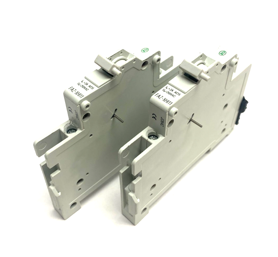 FAZ-XHI11 | Eaton Moeller Auxiliary Contact AC15 250VAC LOT OF 2 - Used - Maverick Industrial Sales