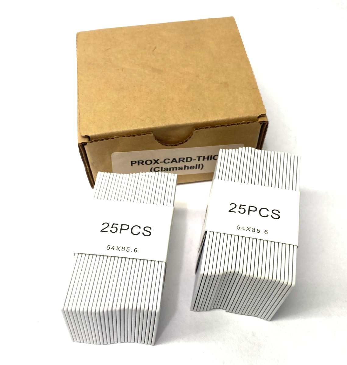 ZKTeco 125KHz Proximity Cards, Thick, Clamshell, BOX OF 50 - New – Open box - Maverick Industrial Sales