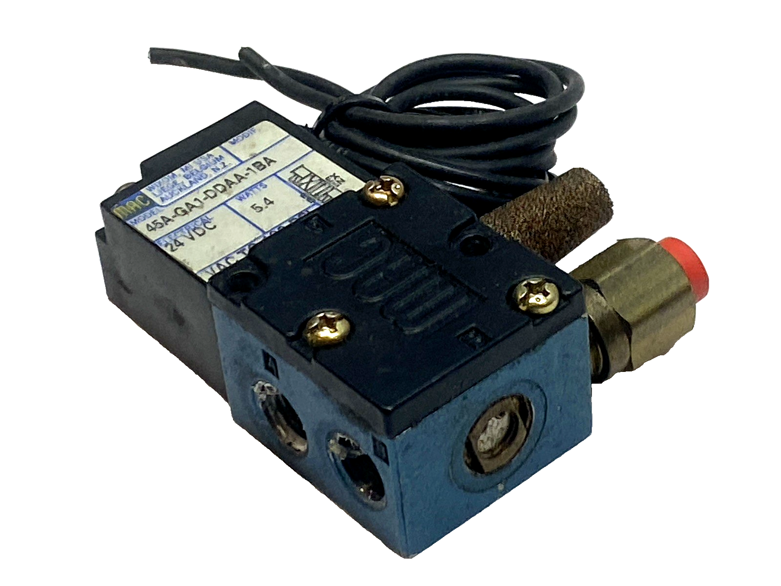 MAC 45A-GA1-DDAA-1BA Solenoid Valve 4-Way Double 1/8 24VDC NPTF - Maverick Industrial Sales