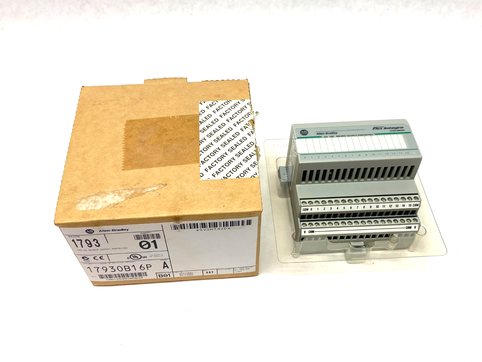 1793-IB16 | Allen Bradley Series A FLEX Integra 16 Sink Input Module - New – Open box - Maverick Industrial Sales
